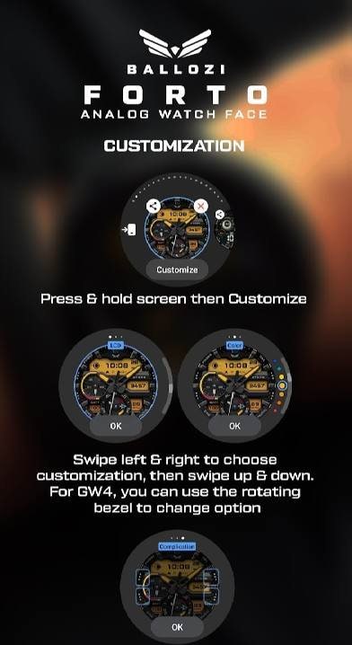 BALLOZI Forto Watch Face screenshot 3