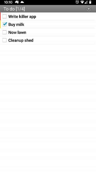 Handy List screenshot 1