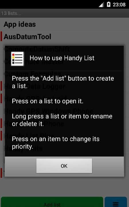 Handy List screenshot 3