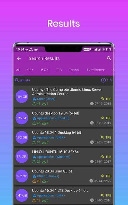 TorrCrow Pro - Torrent Search Engine screenshot 2