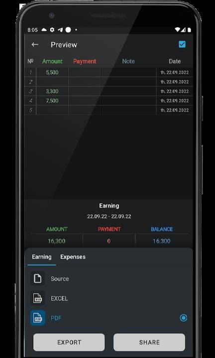 Accounting Sheets screenshot 3