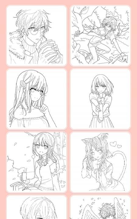 Tap Anime - Color By Number screenshot 2