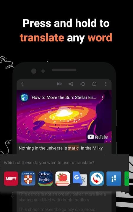 Suby: Learn Languages. Subtitles for videos screenshot 3