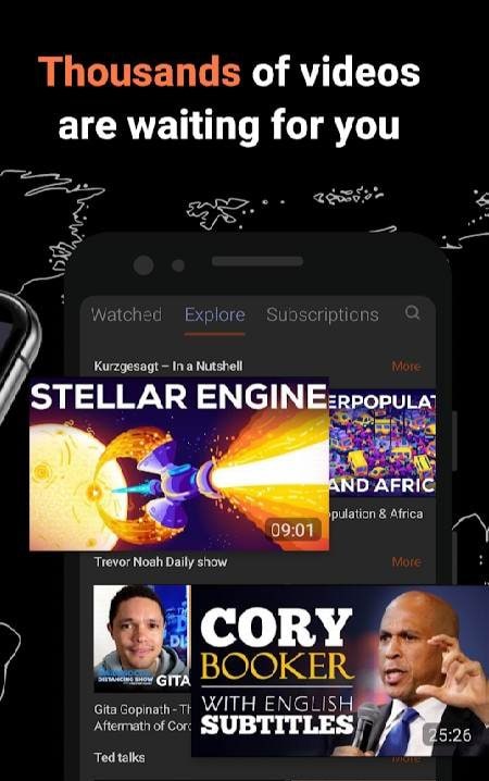 Suby: Learn Languages. Subtitles for videos screenshot 2
