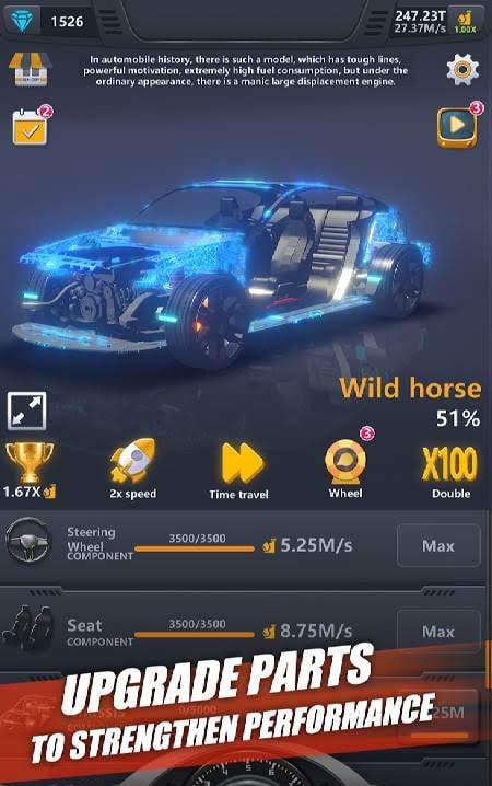 Idle Assemble: Car Screenshot 2