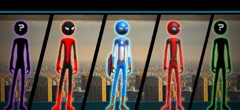 Amazing Stickman Spider Rope gameplay screenshot 2