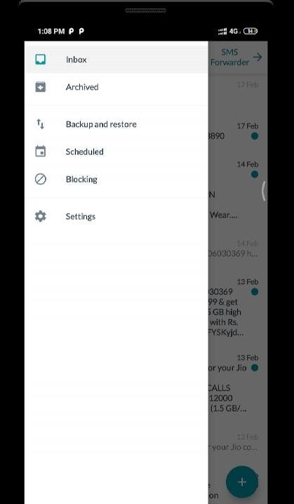 SMS Messaging & Forwarding screenshot 1