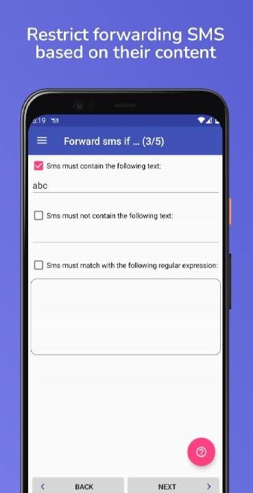 Auto forward SMS to PC / Phone screenshot 4
