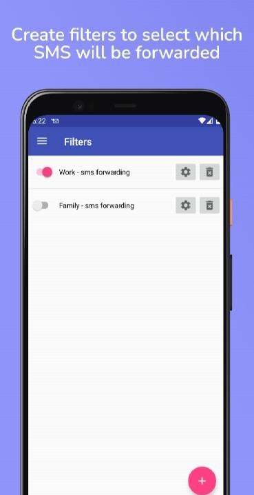 Auto forward SMS to PC / Phone screenshot 1