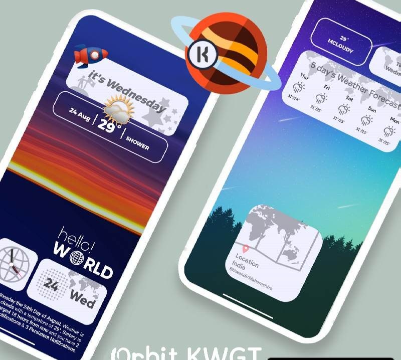Orbit KWGT screenshot 2