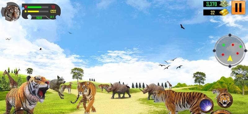 Wild Tiger Simulator Games 3D screenshot 3
