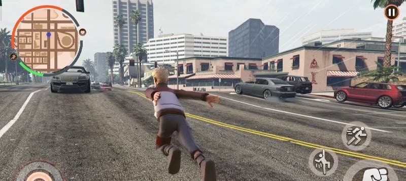 Rope Hero Ninja Storm screenshot 1