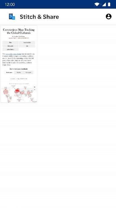 Stitch & Share: longer screenshot screenshot 1
