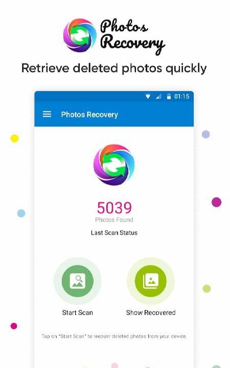 Photos Recovery screenshot 1