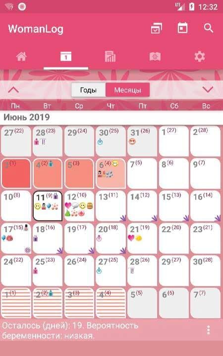 WomanLog screenshot 2