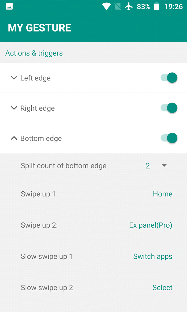 My Gesture - Edge navigation gesture screenshot 4