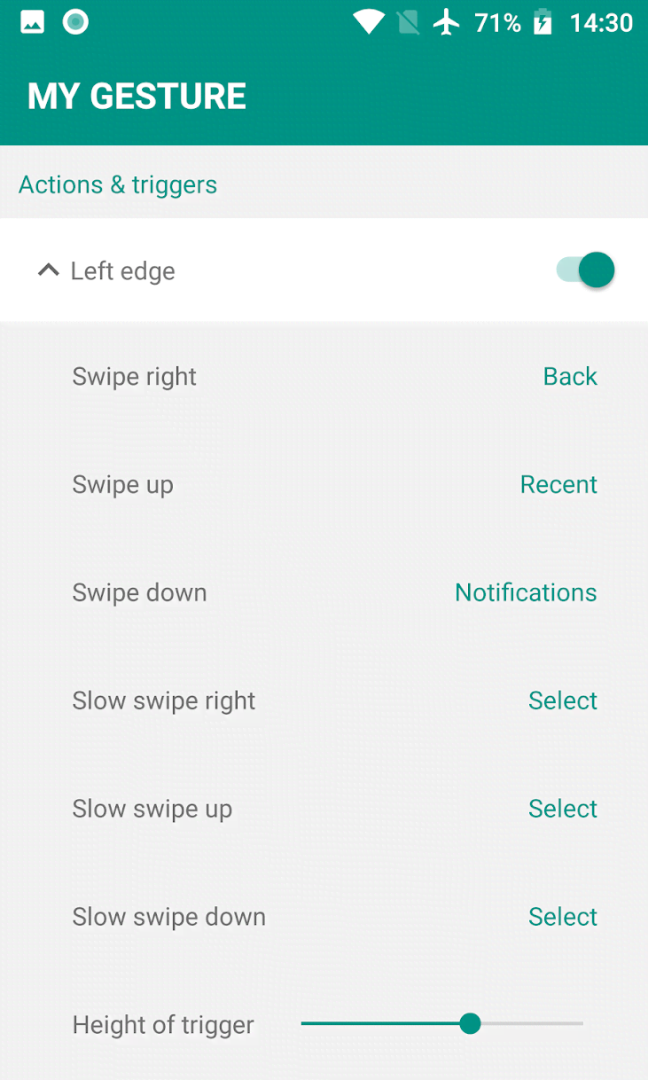 My Gesture - Edge navigation gesture screenshot 3