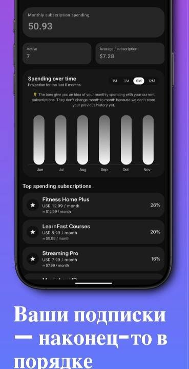 Subtrack: Subscription Manager screenshot 4