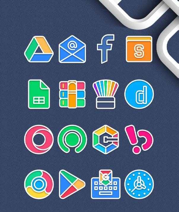 Garis Light - Lines Icon Pack screenshot 2