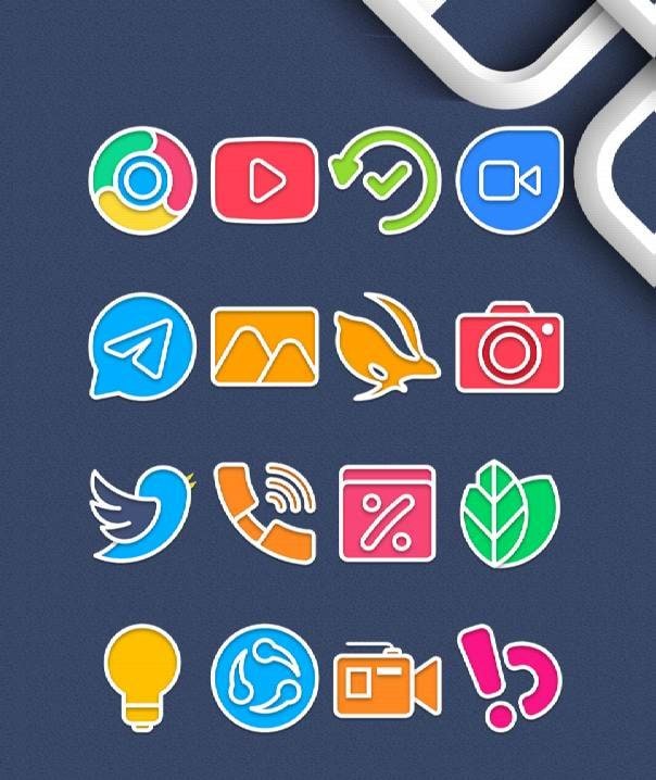 Garis Light - Lines Icon Pack screenshot 1
