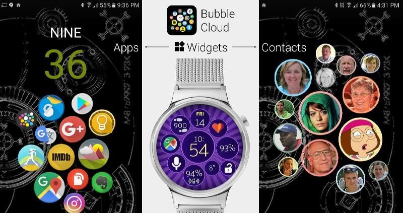 Bubble Cloud Widgets + Wear screenshot 1