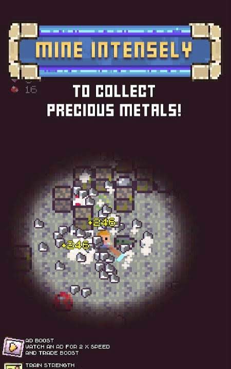 Idle Pocket Crafter: Mine Rush gameplay capture 1
