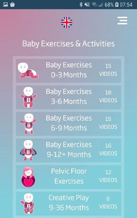 Baby Exercises & Activities - Baby Development App screenshot 1