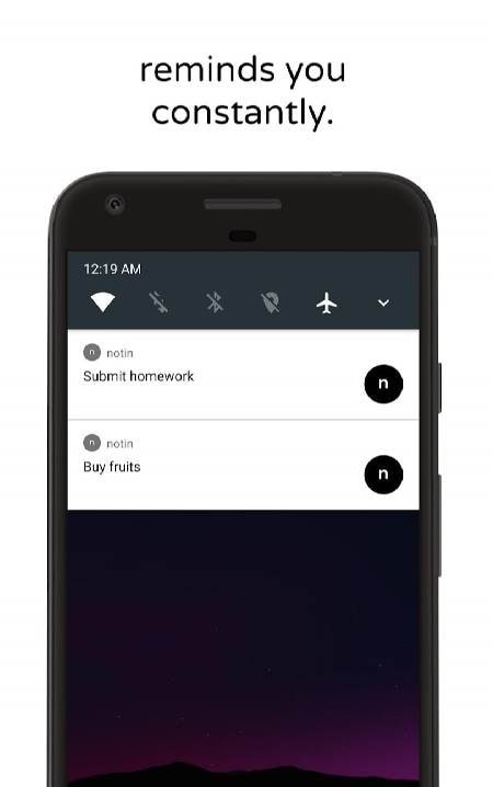 notin - notes in notification screenshot 3