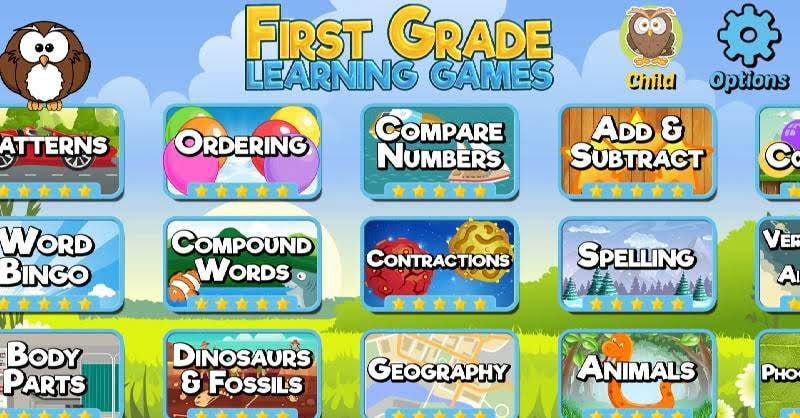 First Grade Learning Games screenshot 1