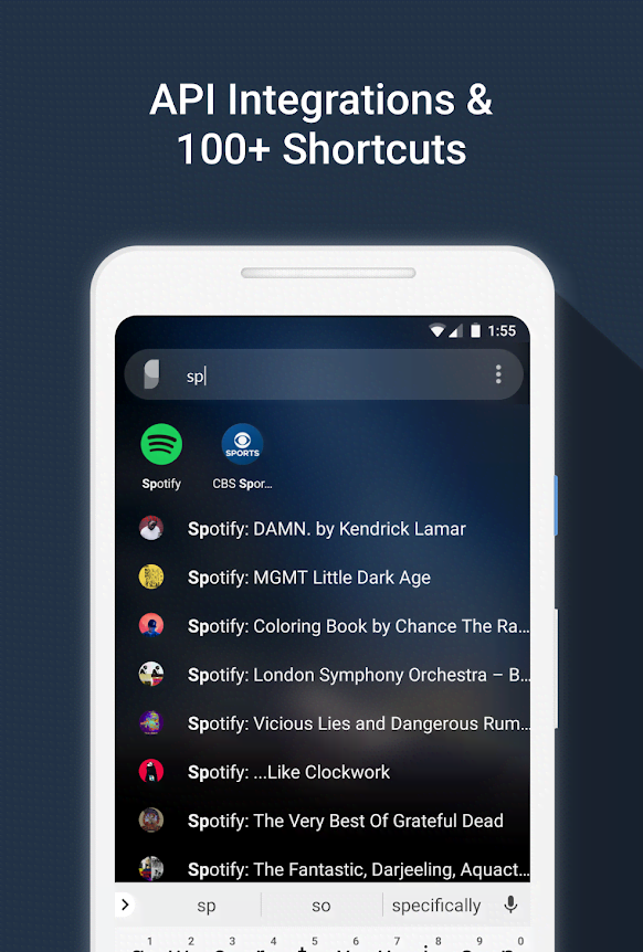 Sesame - Universal Search and Shortcuts screenshot 2