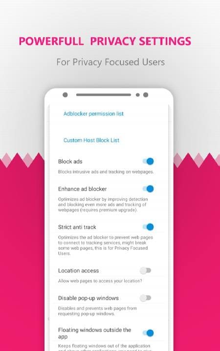 Orions - Privacy Browser screenshot 1