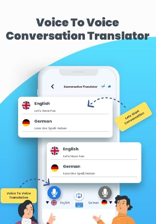 Talk and Translate interface preview