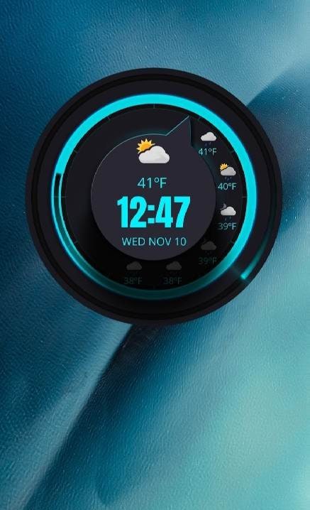 Clock Widgets With Weather screenshot 3
