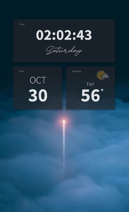 Clock Widgets With Weather screenshot 4