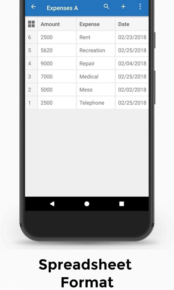 Table Notes screenshot 2