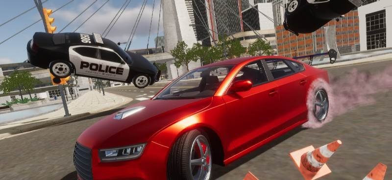 Burnout Race Car Drift & Drive screenshot 1