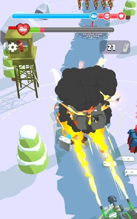 Tank Commander 3D: Army Rush! screenshot 1