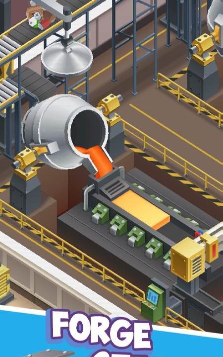 Steel Mill Manager-Tycoon Game screenshot 1