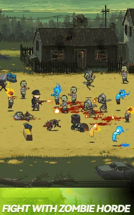 Zombie Fighter: Hero Survival gameplay screenshot 2