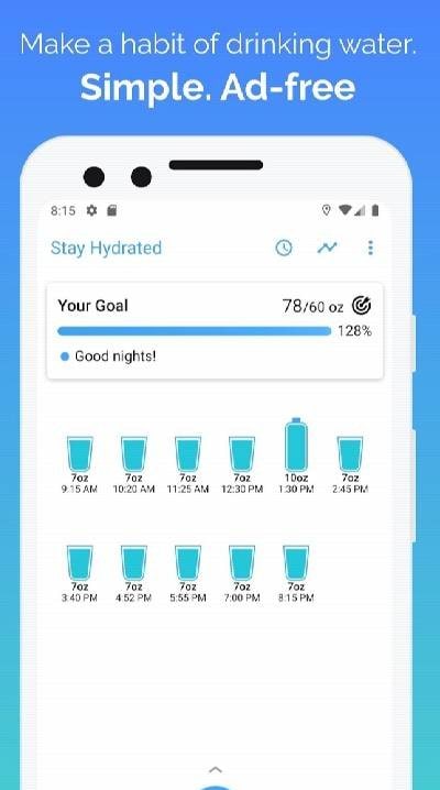 Stay Hydrated: Water Tracker screenshot 1