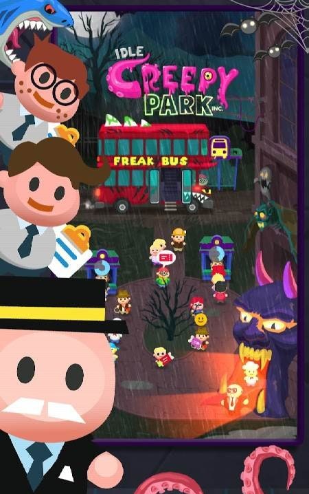 Idle Creepy Park Inc. screenshot 1