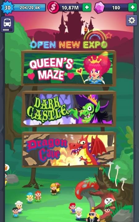 Idle Creepy Park Inc. screenshot 4