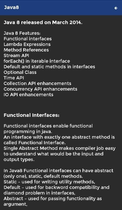 Java Bytes: Full-Stack Developer App Screenshot 4