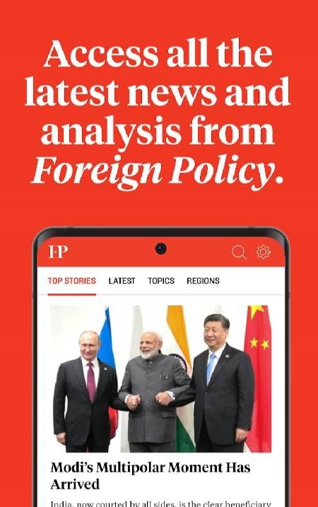 Foreign Policy interface preview
