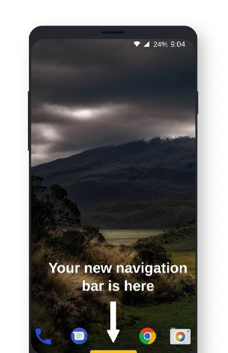 Associative Swipe (Home button) interface preview