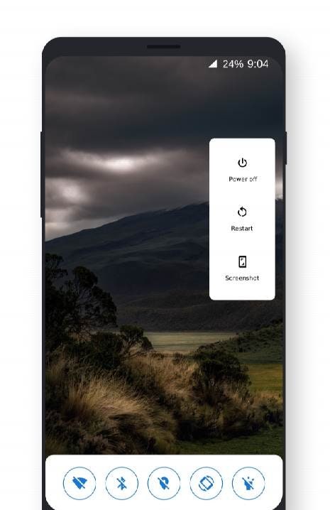 Associative Swipe (Home button) shortcut configuration menu