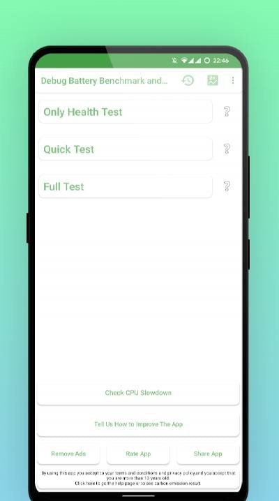 Battery Benchmarking & Health screenshot 1