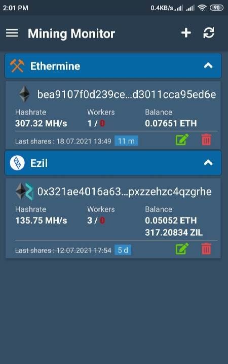 Mining Monitor screenshot 1