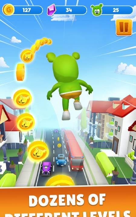 Gummy Bear Run-Endless runner screenshot 1