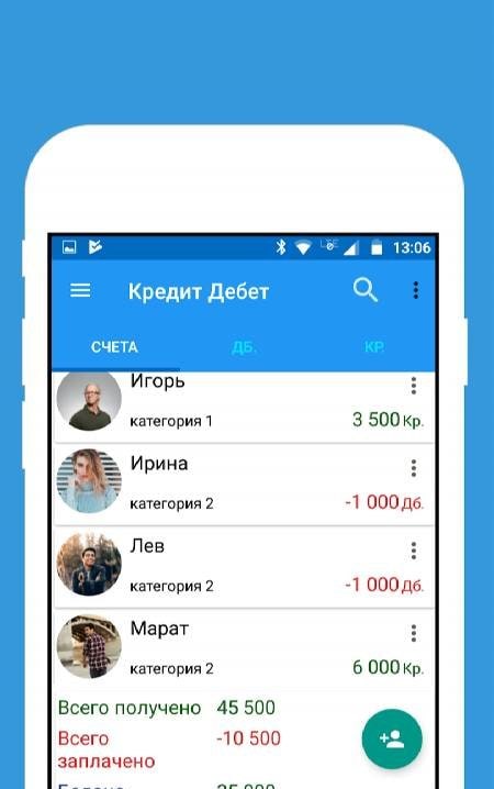 Credit Debit - Customer Ledger screenshot 1